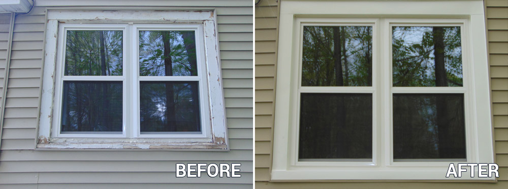 Vinyl Window Replacement Before & After Gallery