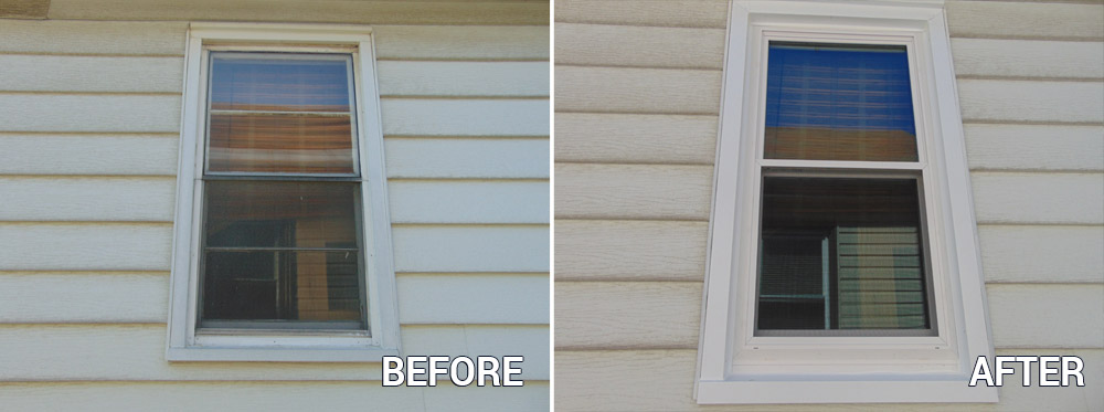 Double Hung Window Before & After Gallery
